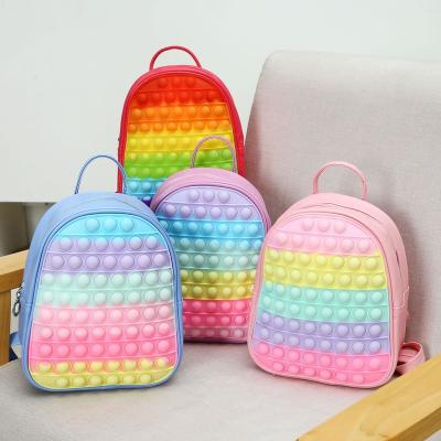 China 2022 hot sale cute cartoon waterproof children's large capacity waterproof children's schoolbag decompression rodent for sale