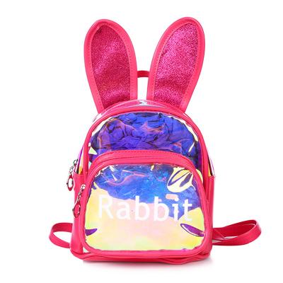 China Wholesale New Design Children Cartoon Laser Backpack Waterproof Cute Transparent Fashion Girl School Bag Cute for sale