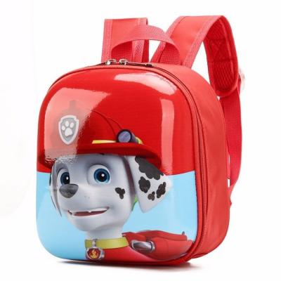 China Wang Wang Team Children's Cute Cartoon Dog Eggshell Bag Kindergarten Boys And Girls Leisure Fashion Waterproof Schoolbag for sale