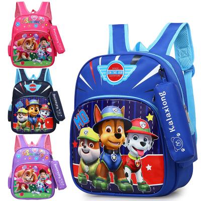 China Wangwang Team Student Bag Customized Logo Waterproof Kindergarten Children's Puppy Backpack for Girls and Boys for sale