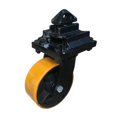 China Muffle / Pengxing Wear Resistant Shipping Container Caster Wheel With Single Wheel Caster ISO Shipping Container Casters Super Heavy Duty Wheels for sale