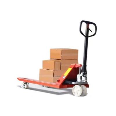 China Hotels Manufacturer Platform Wholesale Hydraulic Manual Hand Pallet Stacker Forklift Mini for sale