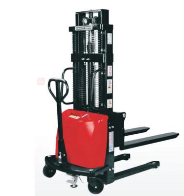 China Hotels Electric Forklift Stacker Trucks1.5T 2.0TSemi-electric Pallet Stacker for sale