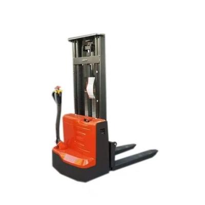 China Hotels direct sales 1ton 1.5ton 2ton cheap 1600kg manual hand forklift walking hydraulic electric stacker hand walk behind pallet truck for sale