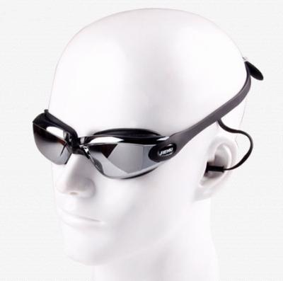 China Square Swimming Googles Glasses In Pool United Earplugs In PC And Silica Gel Anti-breakage Anti-fog Glass With Power Optical Glass for sale