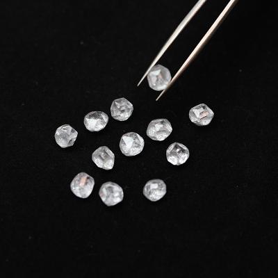 China No hpht 2.0 - 2.5 ct white synthetic uncut diamond wholesale rough diamond for sale