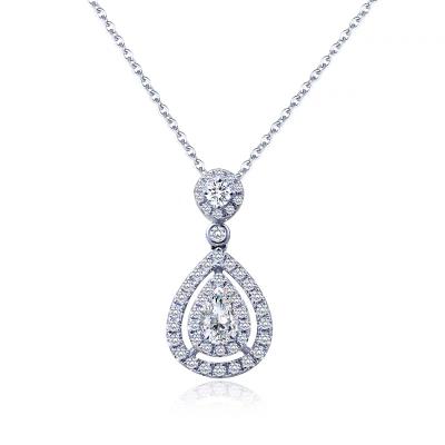 China 2021 New CLASSIC Design VVS Lab Developed Jewelry Women Diamonds Necklace Loose Pendant for sale