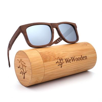 China Fashion Sunglasses Wood Sunglasses Polarized Men Women Bamboo Case Brand Designer Vintage Wood Sun Glass Floor Oculos Masculino for sale