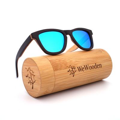 China Handcrafted Real Polarized Wood Vintage Wood Frame Sun Glasses Male Driver Shades Mens Women Pilot Sunglasses Gafas With Box for sale