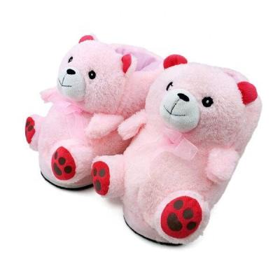 China Home Decoration/Gifts/Cartoon Animal Toys Selling/Winter Promotion Cotton Shoes Custom Cotton Warm Cute Soft Plush Funny Shoes for sale