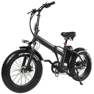 China Mini European warehouse 48v 500w 15ah fat tire cheap foldable electric bike for sale