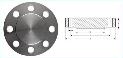 China Black Paint 30 Inch ASTM A105 Orifice Plate Flange for sale