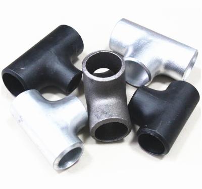 China Black Primer ASME B16.9 A420 WPL3 Carbon Steel Tee for sale