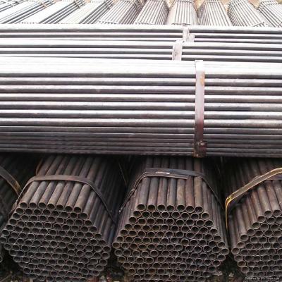 China Black Paint API 5CT 25.0mm ERW Black Steel Pipe for sale