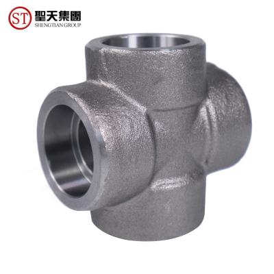 China Gleichgestelltes 3/4 Zoll-150lb, das weibliches Npt-Edelstahl-Fitting kreuzweise koppelt zu verkaufen