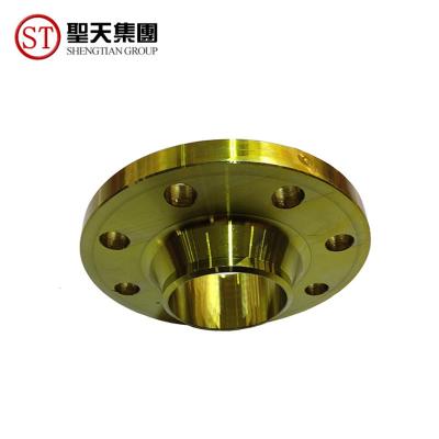 China Rebordes forjados Cs del tubo del cuello de la soldadura de Asme B16.5 Rf 300lb Sch40 en venta