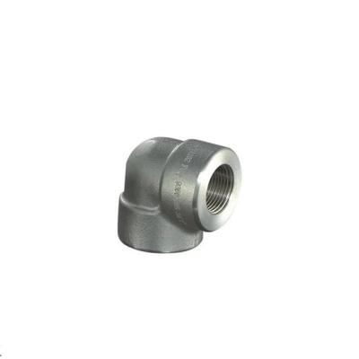 China Fittings-Ellbogen geschmiedeter Edelstahl A105 3000lbs Npt zu verkaufen