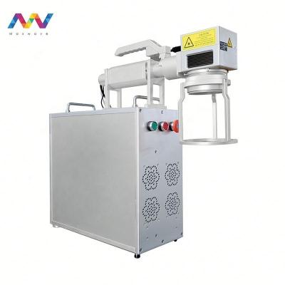 China Laser Marking Hot Selling 50W Lance Guns Fiber Laser Marking Deep Engraving Machine For Metal for sale