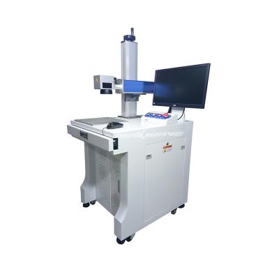 China Factory direct sale air-cooled curve 3W 5W 10w outdoor non-metal UV laser marking machine for sale