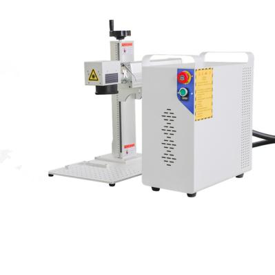 China Deep Cut Jewelry 20w 30w 50w Plastic Laser Printer 1mm Marking Fiber Engraving Laser Marking Machine for sale