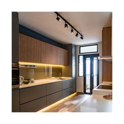 China Villa/Apartment Customized Waterproof Durable Modern Furniture Matte Kitchen Cabinet for sale