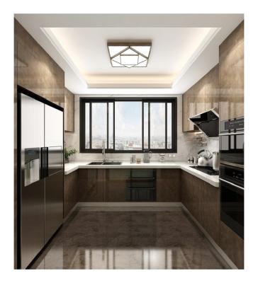 China Durable Advantage Modern Design Style Kitchen Cabinets with Waterproof Fireproof Style for sale