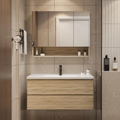 China Modern Euro Style Waterproof Bathroom Vanity with PVC/Lacquer Finish and Modern Design for sale