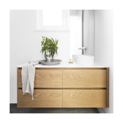 China 72 Inches Rectangle Solid Surface Double Sink Bathroom Vanity with Customization for sale