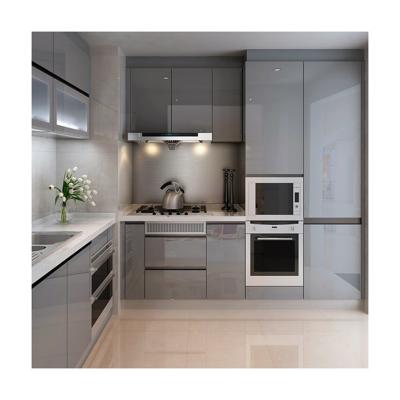 China Casa Moderno Flat Pack Smart Kitchen Pantry Modular Muebles de cocina gabinetes para villa en venta