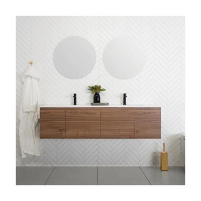 China Wandmontierte Toilettenspülung Badezimmer Vanity Schrank Set mit Zähler Spiegel zu verkaufen