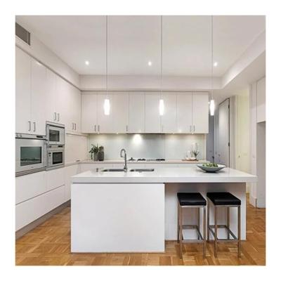 China Moderne Quartz Stone Countertop Italiaanse meubels voor slim vouwbare kleine keukenkasten Te koop