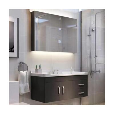 China 38-46 in Width Rectangle Luxury Ceramic Resin Vanity Sink for Bathroom Cabinet Sale for sale