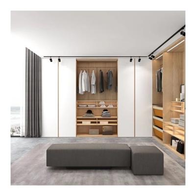 China Modern Wardrobe Light Luxury Room Cabinet Wooden Combination for Household Organization for sale