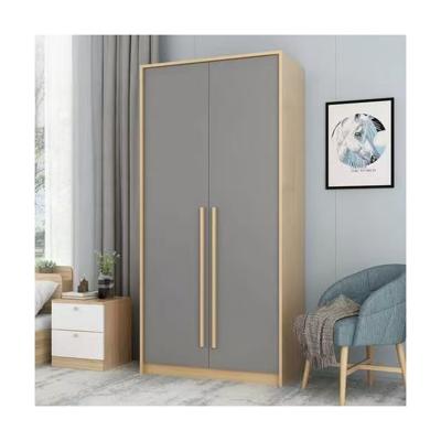 China Mail Packing YALIG Modern Simplicity Bedroom Double Door Wardrobe Design for Apartment for sale