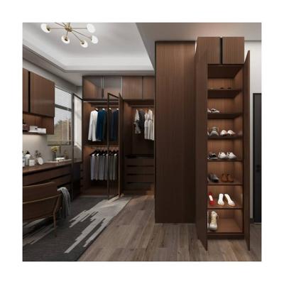 Chine Armoire en bois contemporain pour les meubles de chambre à coucher Style de design 2D / 3D à vendre