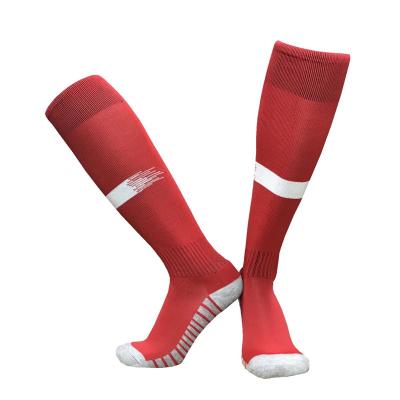 China Able Men's Breathable Sports Custom Logo Crew Anti Slip Football Soccer Grip Sports Breathable Compression Socks for sale