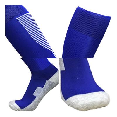 China Able Men's Breathable Sports Custom Logo Crew Anti Slip Football Soccer Grip Sports Breathable Compression Socks for sale