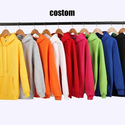 China QUICK DRY Custom Private Label Embroidered Pull Over Hoodie 100% Cotton Sweatshirt Hoodie for sale