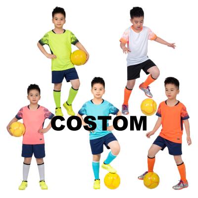 China Wholesale Black 2022 2023 Cheapest Tailandia Orange Full Sets Kids Football Wear Mens Soccer Jersey Sets Retro Red And White Online for sale