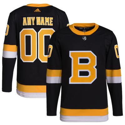 China Shirts & Complete 1:1 Men's Authentic Black Home Jersey Boston Bruins Hockey Jersey Custom Winter Sports Apparel Ice Hockey Uniforms for sale