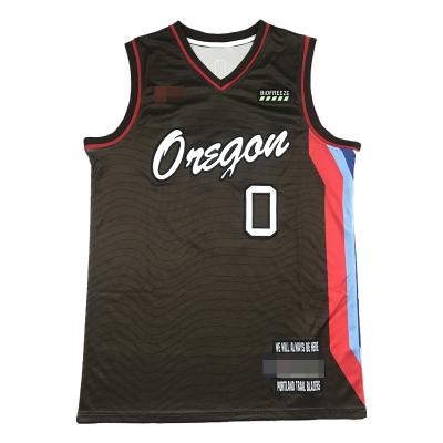 China Portland Mccollum#3 Lillard 0# Anthony 00# Mesh Basketball Jersey Fitted Sports Wear Breathable Embroidered Basketball Uniform for sale