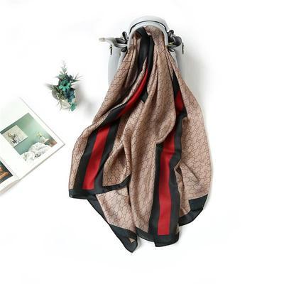 China European American fashion silk scarves for European women and spring American summer style silk beach towel for sale