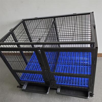 China Breathable iron cage02-S black iron doghouse insulated indoor 78X52X66CM=30