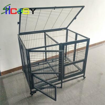 China M Size Viable Folding Single Door 108X75X78 Cm Iron Dog Cage Pet House for sale