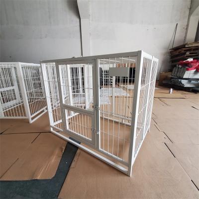 China Breathable Iron Cage03-S Fiberglass Kennel Fabric Colorful Double 78X52X66CM=30