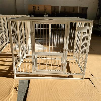 China L Viable Height 108X75X78 Cm Single Door Folding Iron Dog Cage Pet House for sale