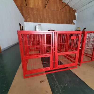 China Breathable Iron Cage-04-M Dog Cage Price Mat Colorful Iron 95X65X76=37