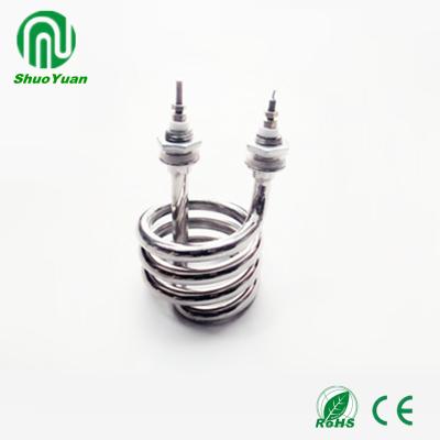 China Ultrasonic Spiral Water Heater Heating Application Parts Coil Liquid Electric Element For Home Heater Heater Pipes for sale