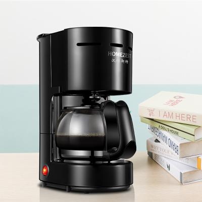 China Convenient Electric Desktop Use Commercial Drip Chamber 650ml 4-6 Cup Drip Coffee Maker Portable Automatic Coffee Maker for sale