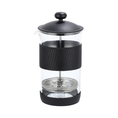 China WITH Manufacturer Wholesale French Coffee Maker Coffee Press Pot Glass LID Borosilicate French Press for sale